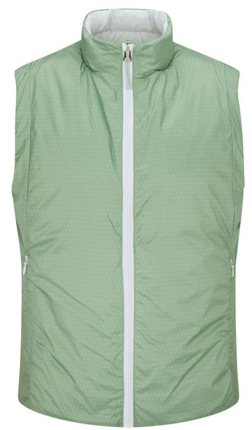 Ping Samantha Clo® insulated reversible Damen Weste, white/eucalyptus multi