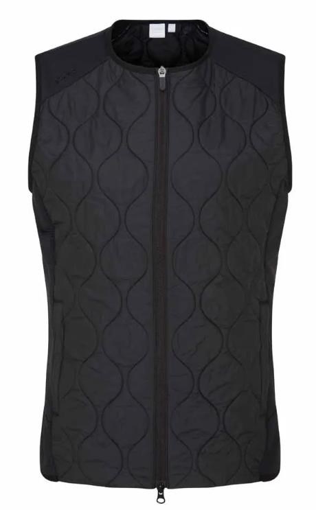 Ping Seren insulated collarless Damen Weste, schwarz