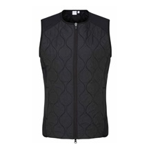 Ping Seren insulated collarless Damen Weste, schwarz