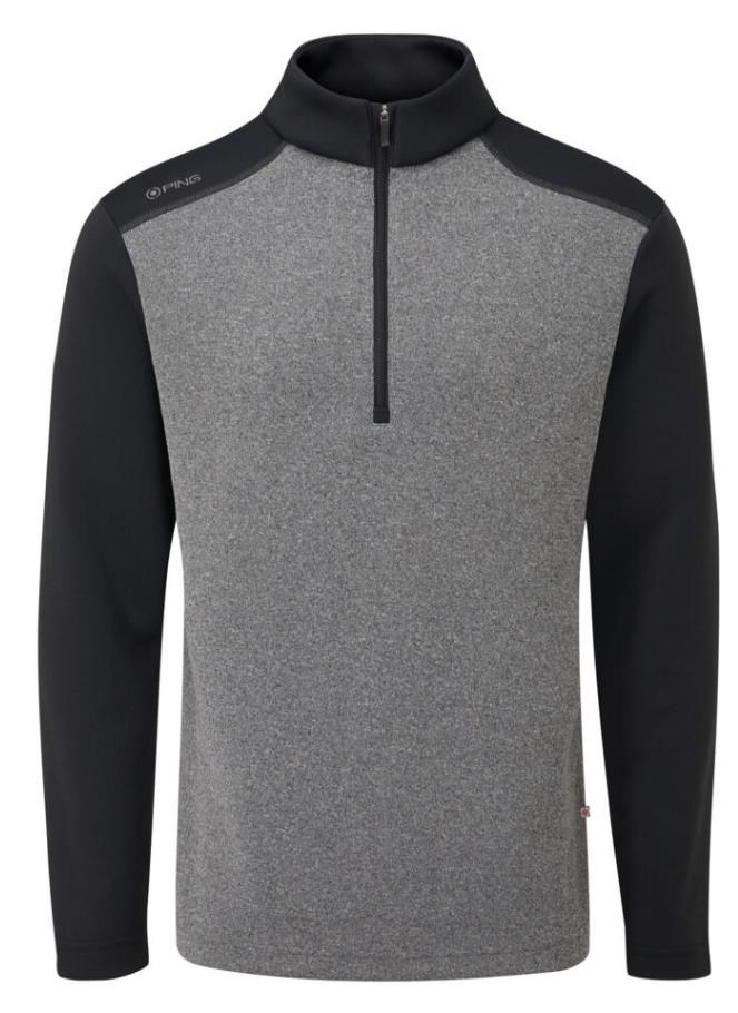 Ping Ramsey Herren Sweatshirt, black marl/black