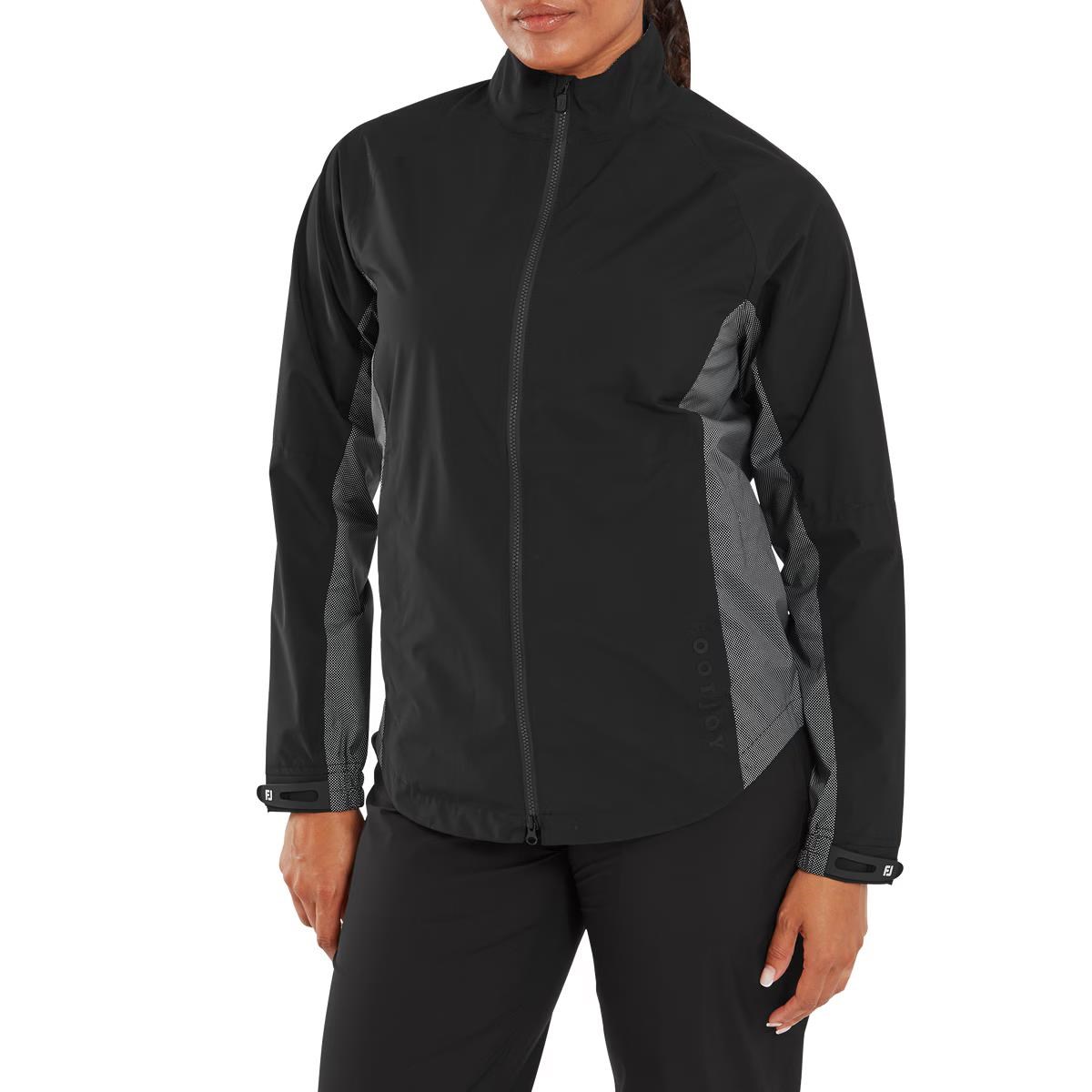 FootJoy HydroLite X Wasserdichte Damenjacke, schwarz