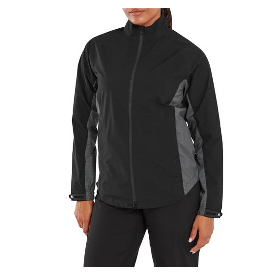 FootJoy HydroLite X Wasserdichte Damenjacke, schwarz