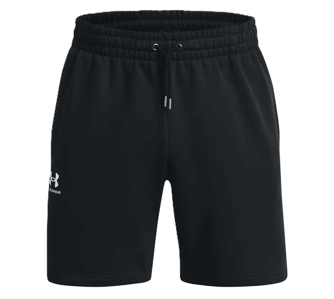 Under Armour Essential Fleece Herren Shorts, schwarz