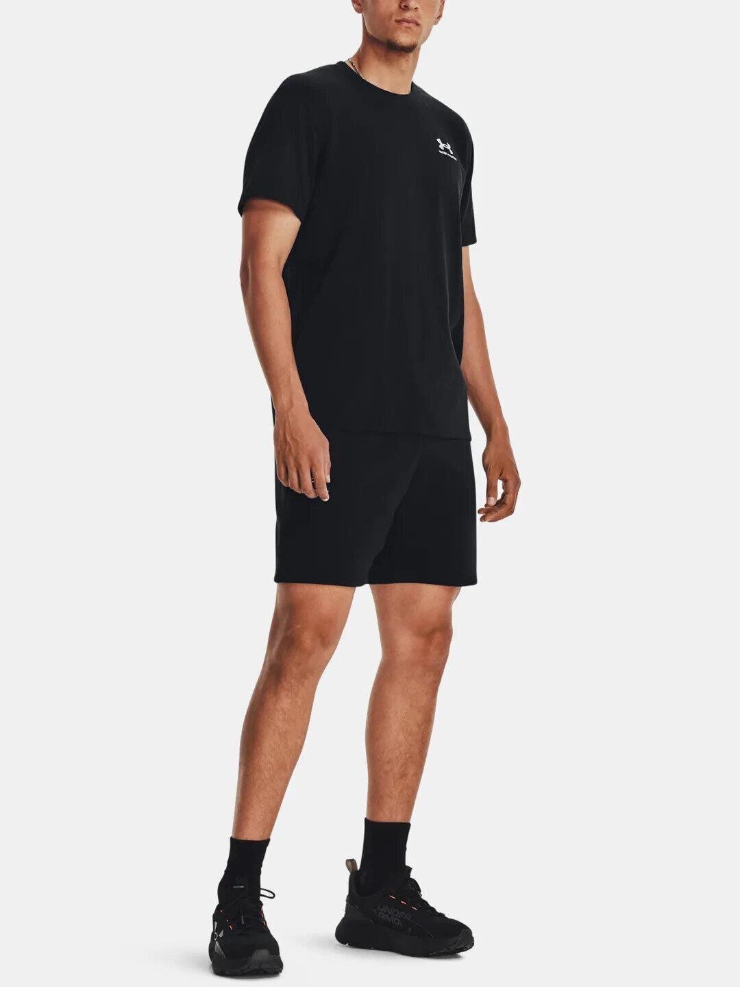 Under Armour Essential Fleece Herren Shorts, schwarz