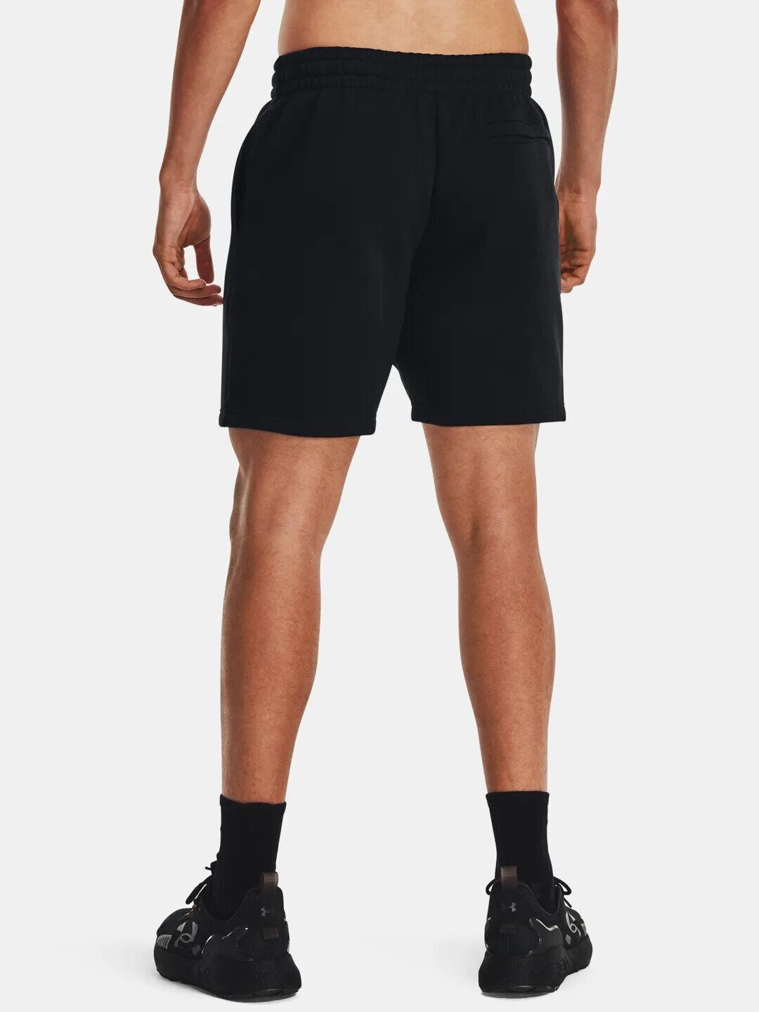 Under Armour Essential Fleece Herren Shorts, schwarz