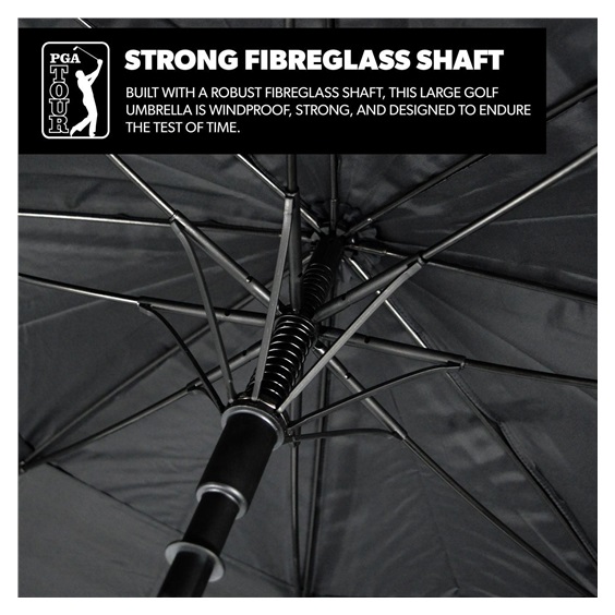 PGA Tour Windproof Double Canopy Regenschirm 62"