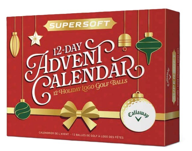 Callaway Supersoft 12-Day Advent Calendar Adventskalender mit Golfbällen