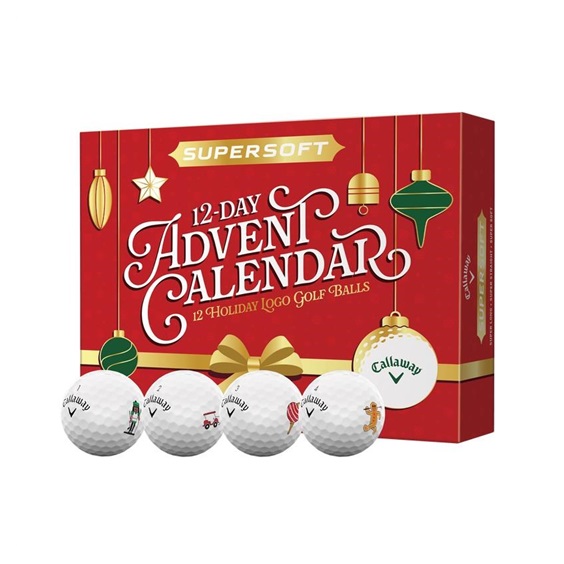 Callaway Supersoft 12-Day Advent Calendar Adventskalender mit Golfbällen