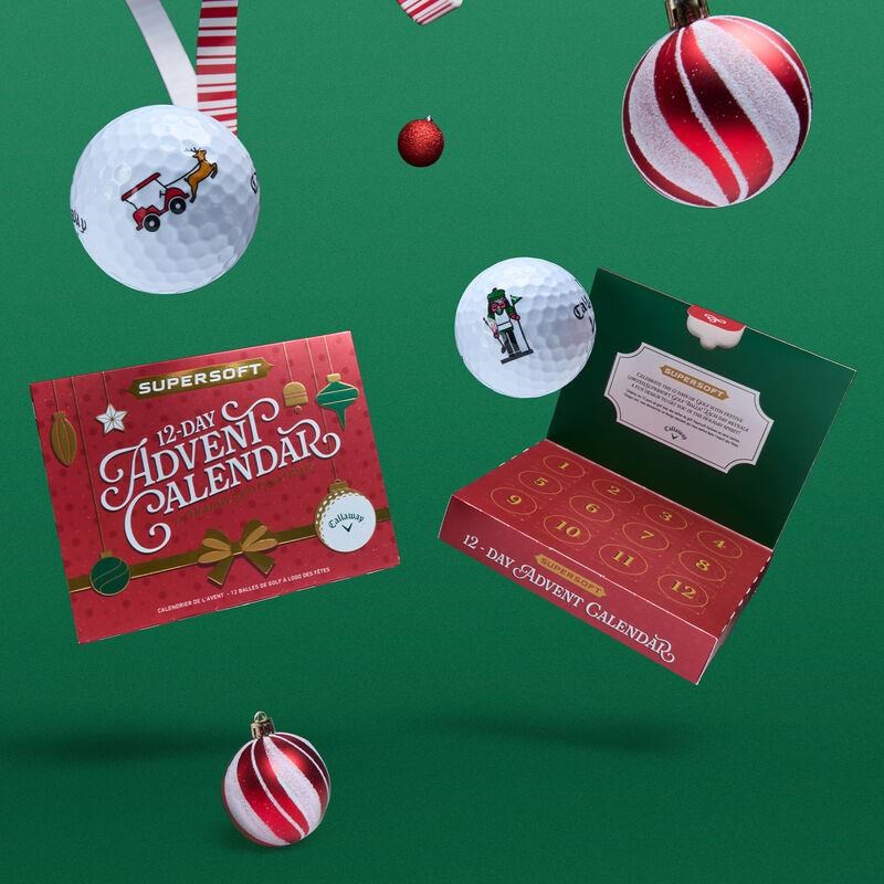 Callaway Supersoft 12-Day Advent Calendar Adventskalender mit Golfbällen