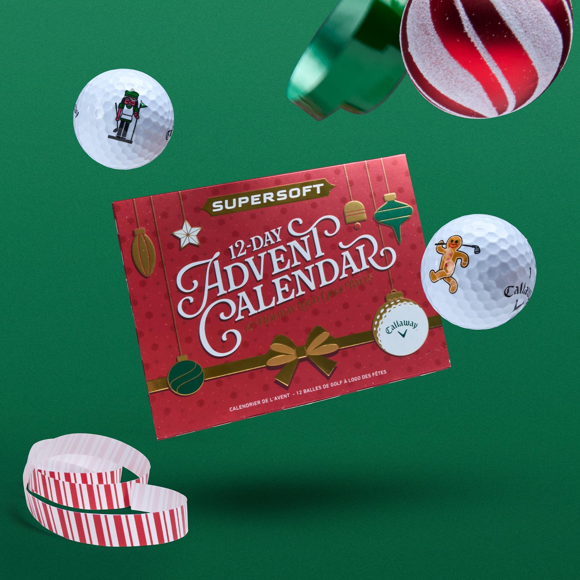 Callaway Supersoft 12-Day Advent Calendar Adventskalender mit Golfbällen