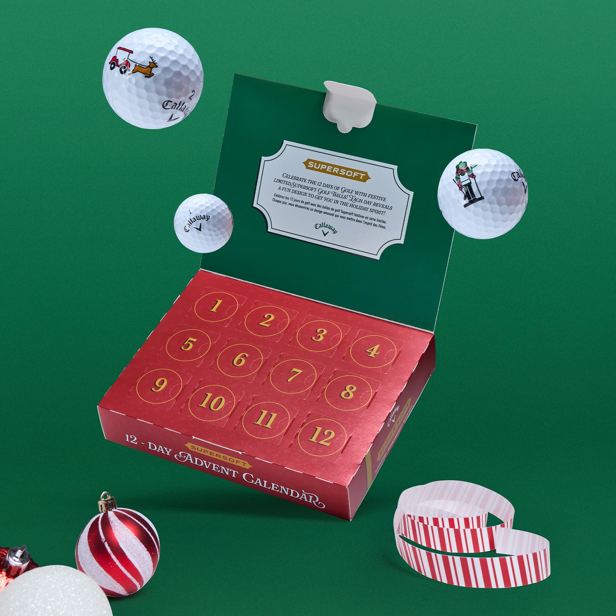 Callaway Supersoft 12-Day Advent Calendar Adventskalender mit Golfbällen