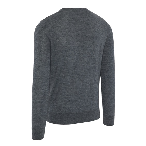 Callaway Crew Neck Merino Mix Herren Pullover, grau