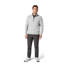 Callaway Brushed Rib 1/4 Zip Herren Sweatshirt, concrete