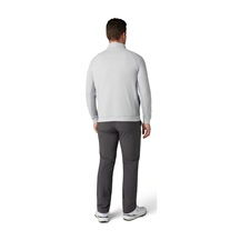 Callaway Brushed Rib 1/4 Zip Herren Sweatshirt, concrete