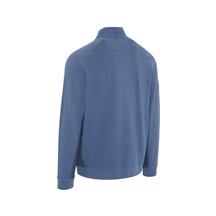 Callaway Brushed Rib 1/4 Zip Herren Sweatshirt, blau