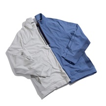 Callaway Brushed Rib 1/4 Zip Herren Sweatshirt, blau