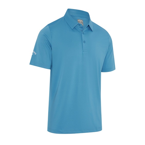 Callaway Swing Tech Tour Fit Solid Herren Poloshirt, cendre blue