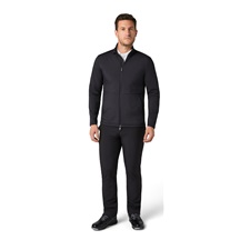 Callaway Mixed Media Full Zip Herrenjacke, caviar