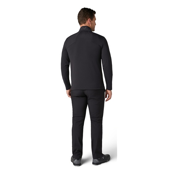 Callaway Mixed Media Full Zip Herrenjacke, caviar