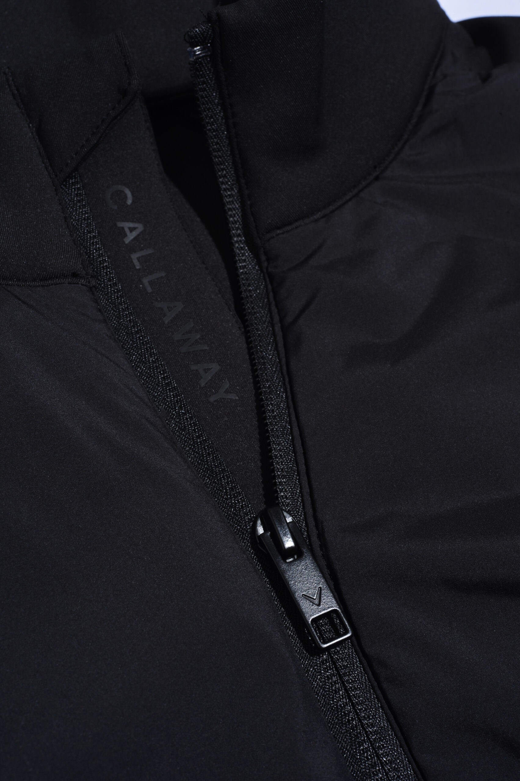 Callaway Mixed Media Full Zip Herrenjacke, caviar