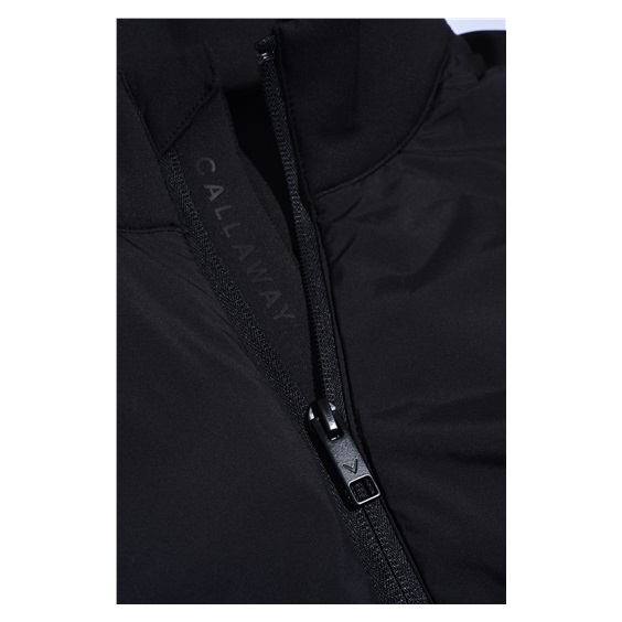 Callaway Mixed Media Full Zip Herrenjacke, caviar