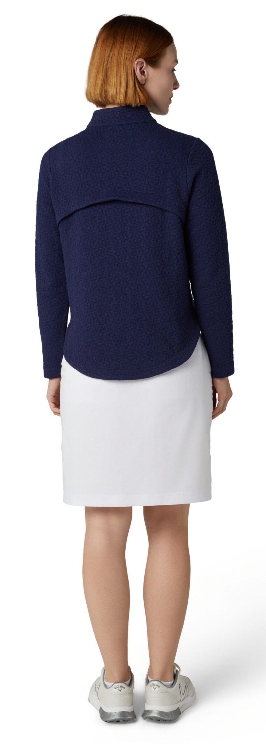 Callaway 1/2 Zip Quilted Knit Damen Sweatshirt, dunkelblau