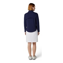 Callaway 1/2 Zip Quilted Knit Damen Sweatshirt, dunkelblau