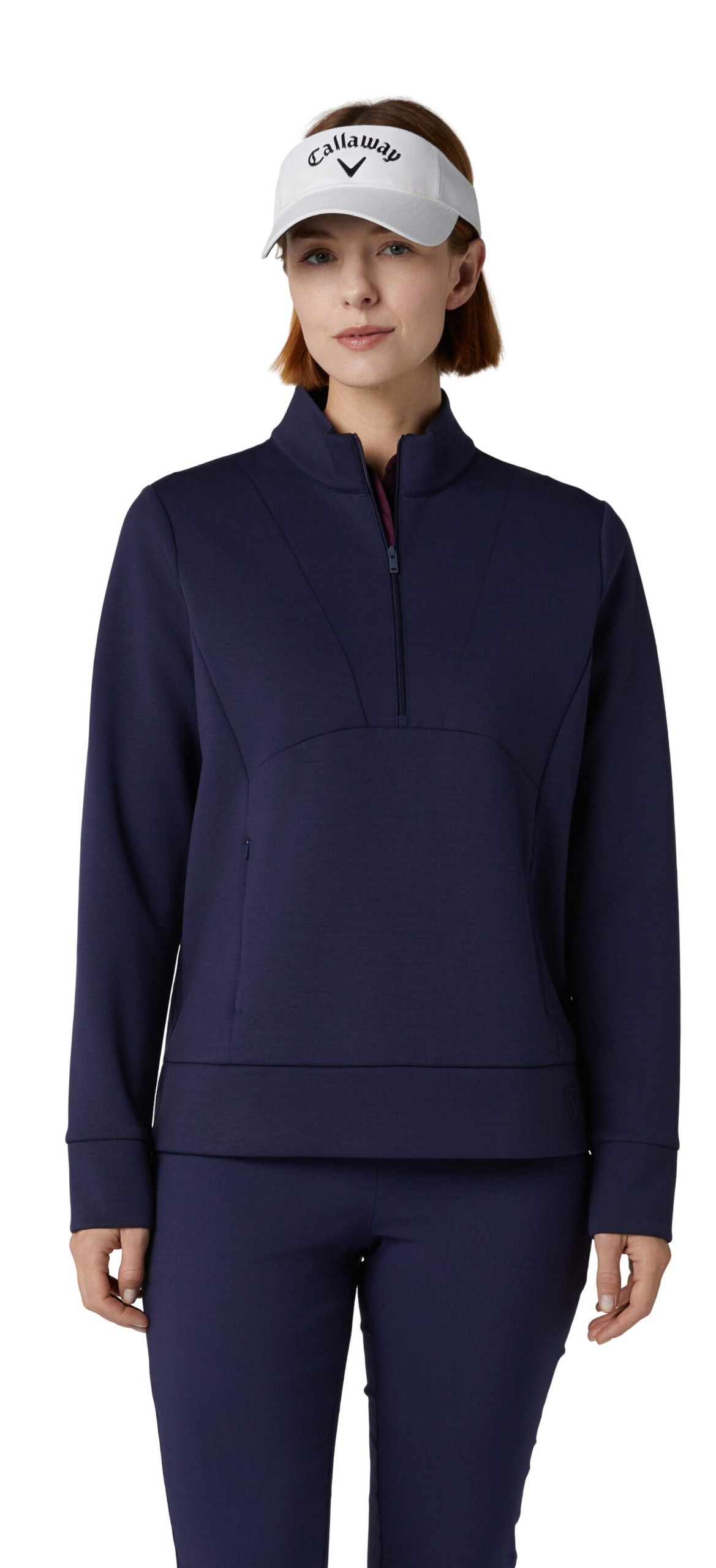 Callaway 1/2 Zip Soft Touch Damen Sweatshirt, dunkelblau