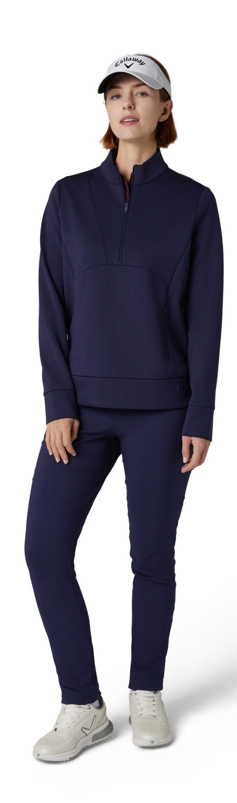 Callaway 1/2 Zip Soft Touch Damen Sweatshirt, dunkelblau
