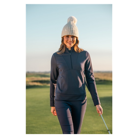 Callaway 1/2 Zip Soft Touch Damen Sweatshirt, dunkelblau