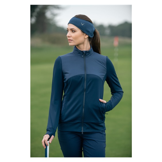 Callaway Technical Full Zip Damenjacke, dunkelblau