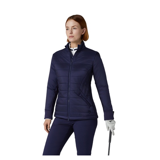 Callaway Quilted Puffer Damenjacke, dunkelblau
