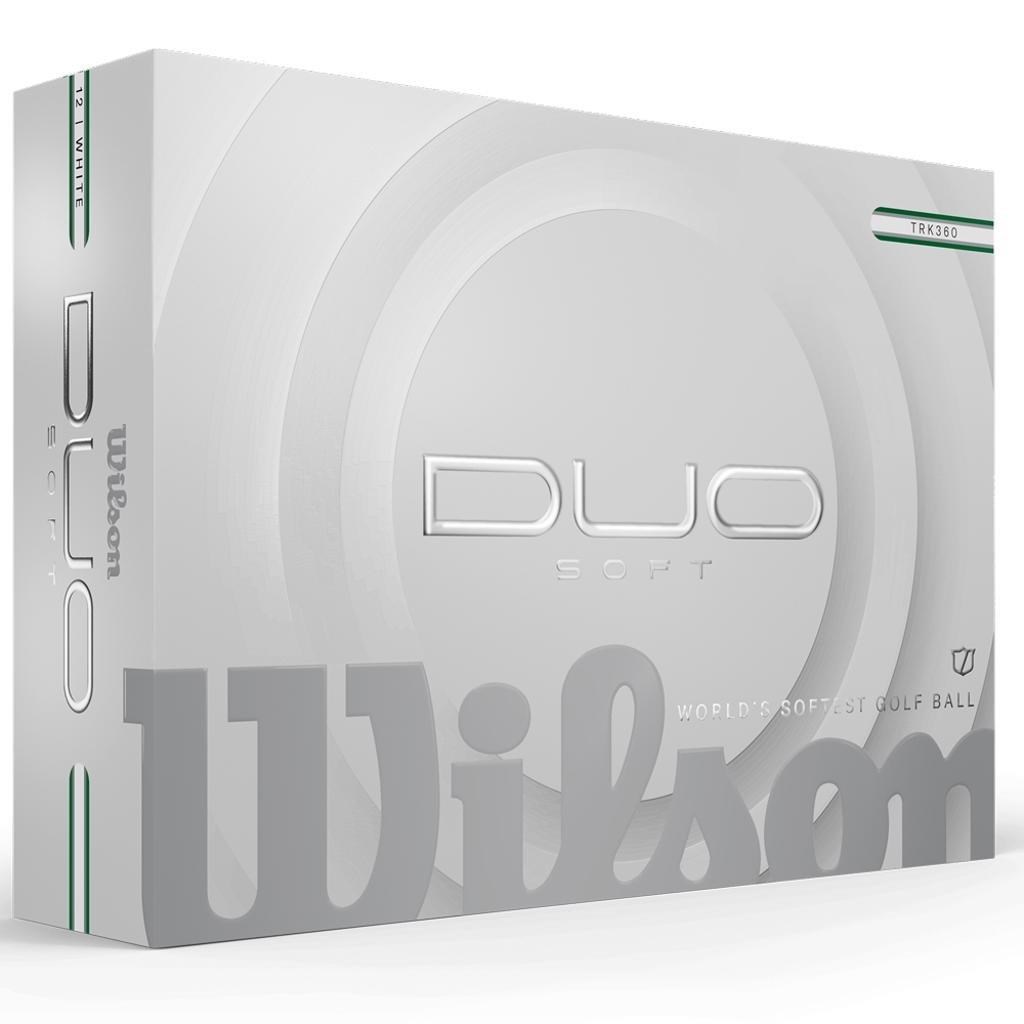 Wilson Duo Soft TRK 360 Golfbälle, weiss/grün