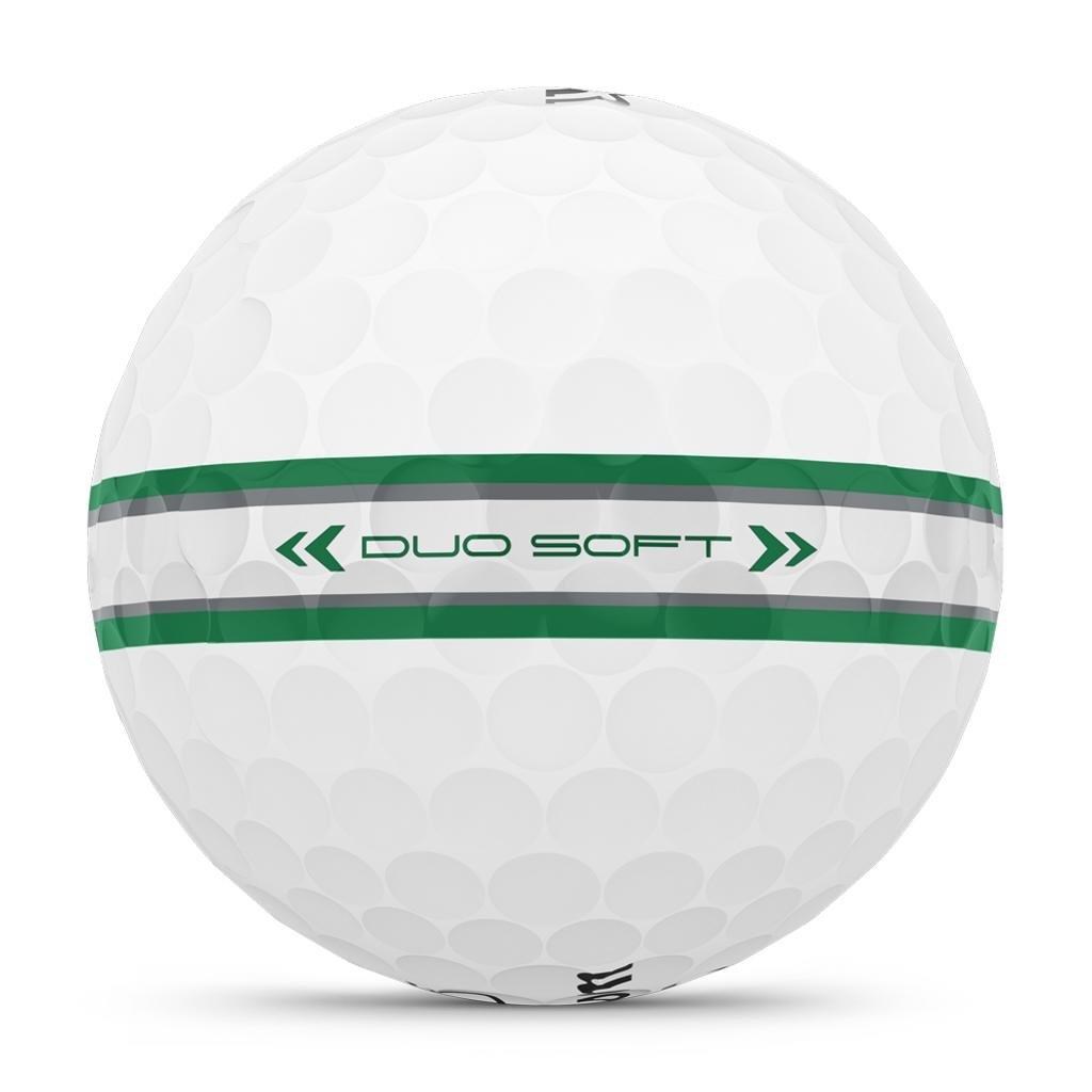 Wilson Duo Soft TRK 360 Golfbälle, weiss/grün