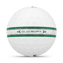 Wilson Duo Soft TRK 360 Golfbälle, weiss/grün