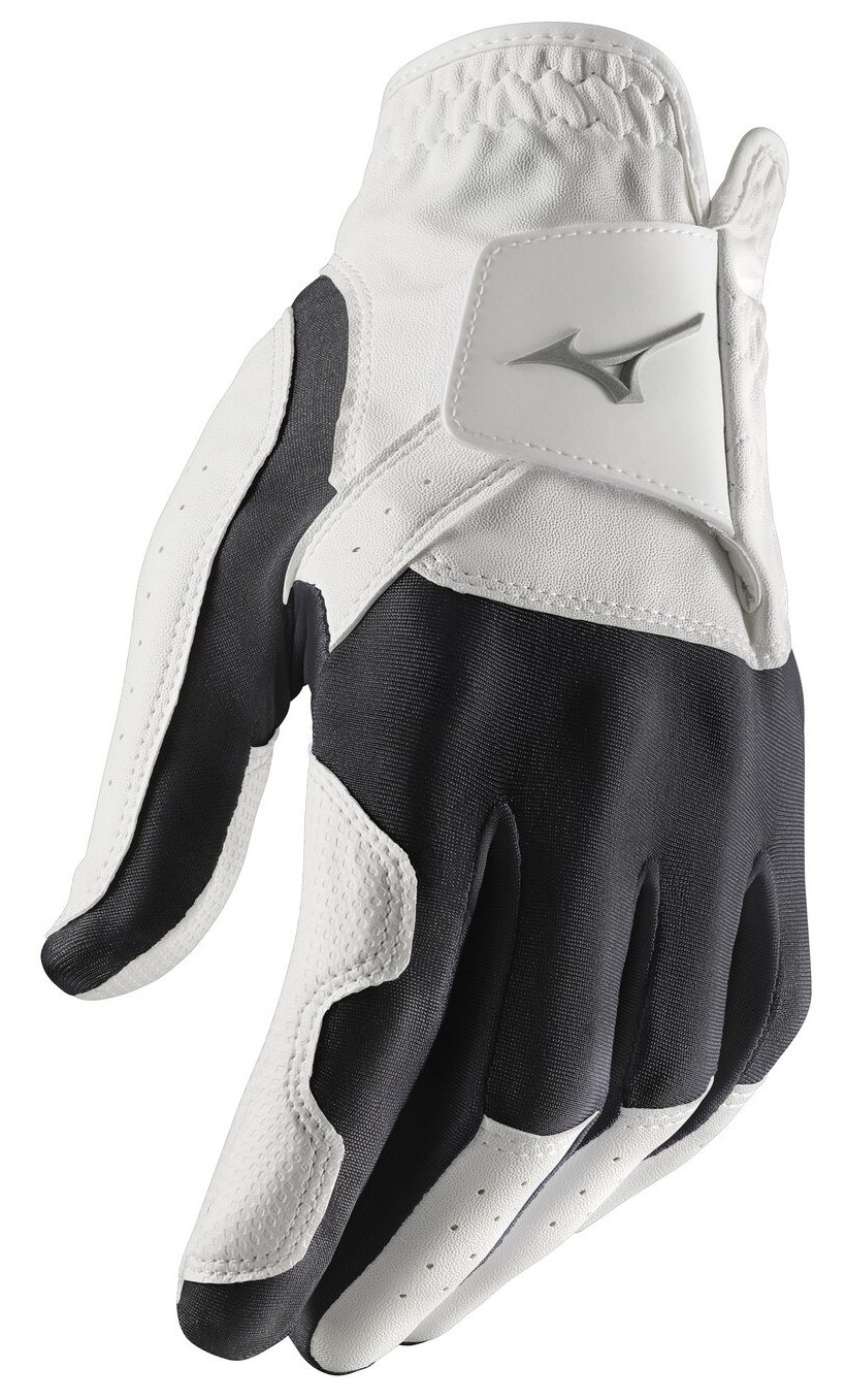 Mizuno Stretch Herren Handschuh, weiss/schwarz