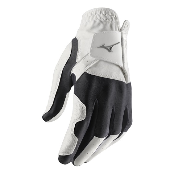 Mizuno Stretch Herren Handschuh, weiss/schwarz