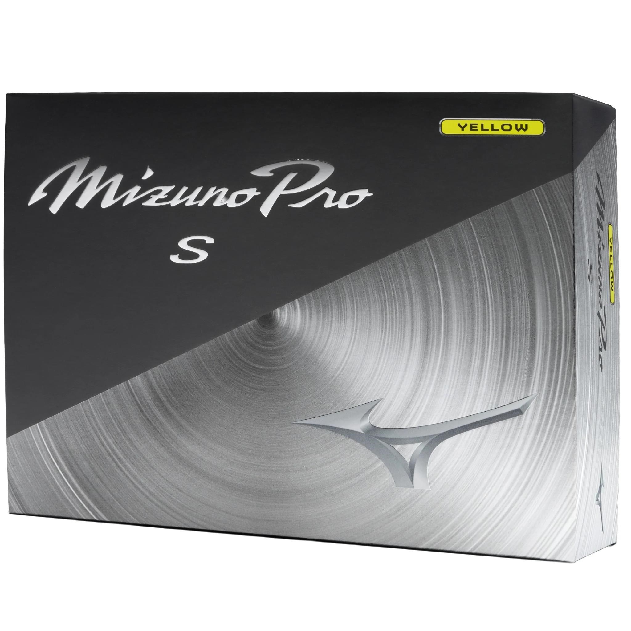 Mizuno Pro S Golfbälle, gelb