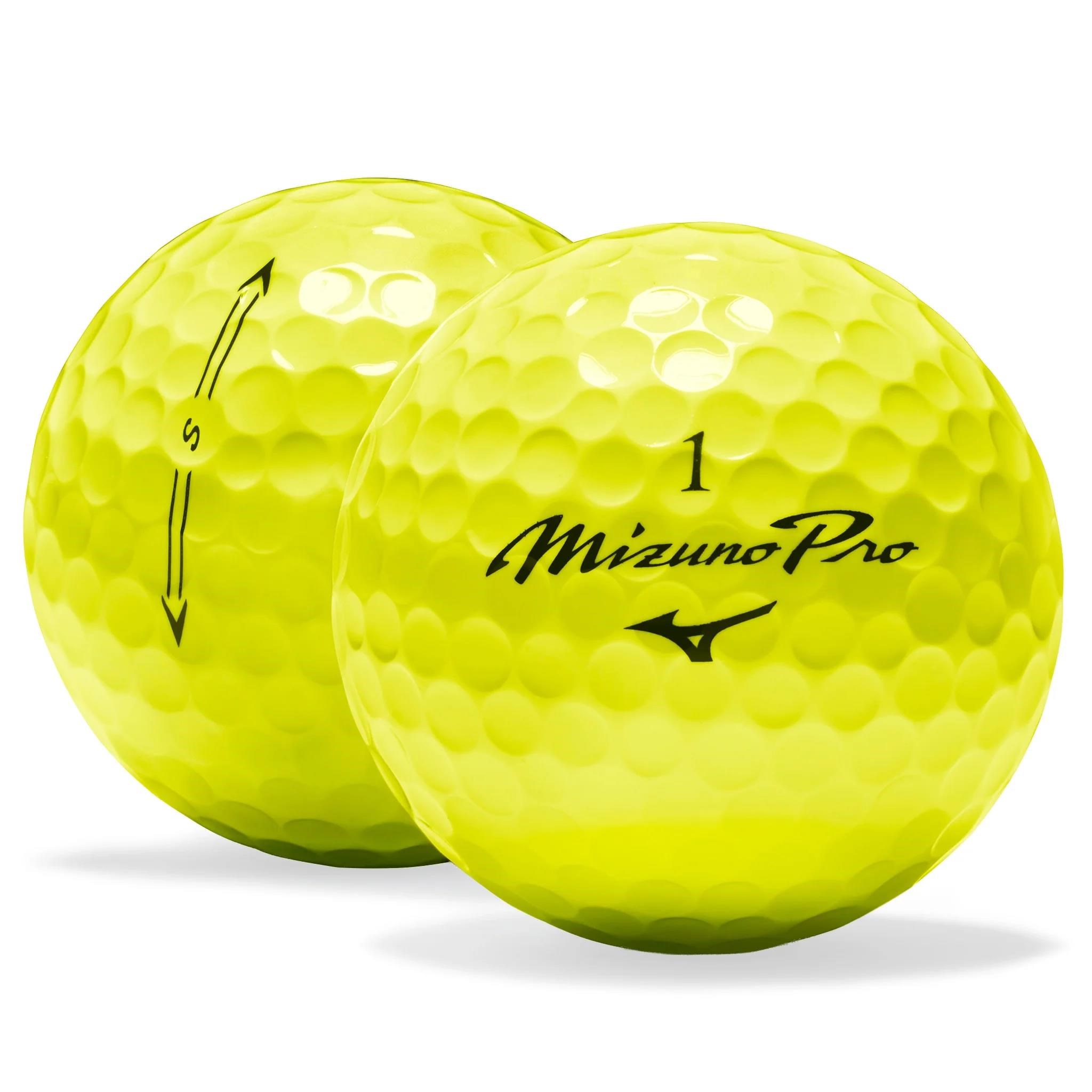 Mizuno Pro S Golfbälle, gelb