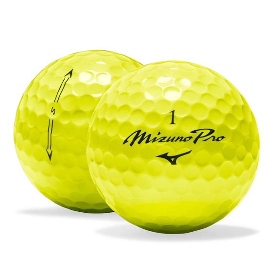 Mizuno Pro S Golfbälle, gelb