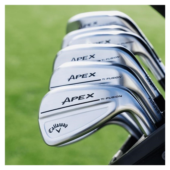 Callaway Apex Ti Fusion 250 Plated Herren Eisen, Stahl