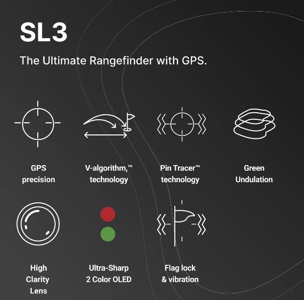 Voice Caddie SL3 GPS & Laser-Entfernungsmesser