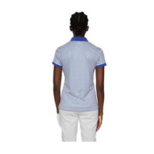 J.Lindeberg Tour Tech Print Damen Poloshirt, tour geo moonbeam