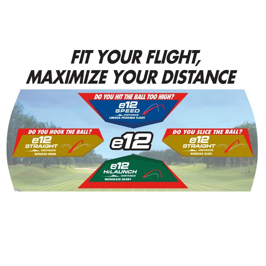 Bridgestone e12 Speed MindSet Golfbälle