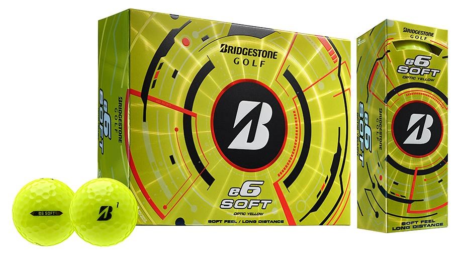 Bridgestone e6 Soft Golfbälle, gelb