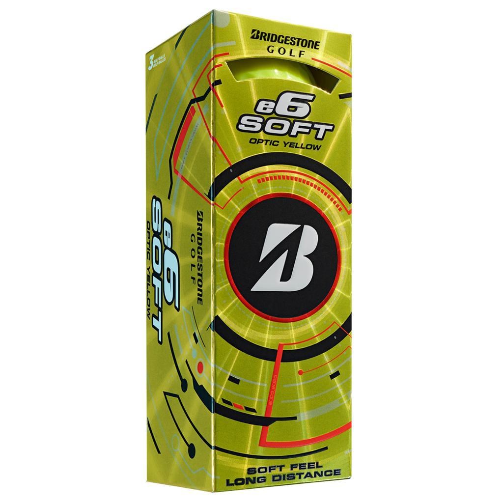 Bridgestone e6 Soft Golfbälle, gelb