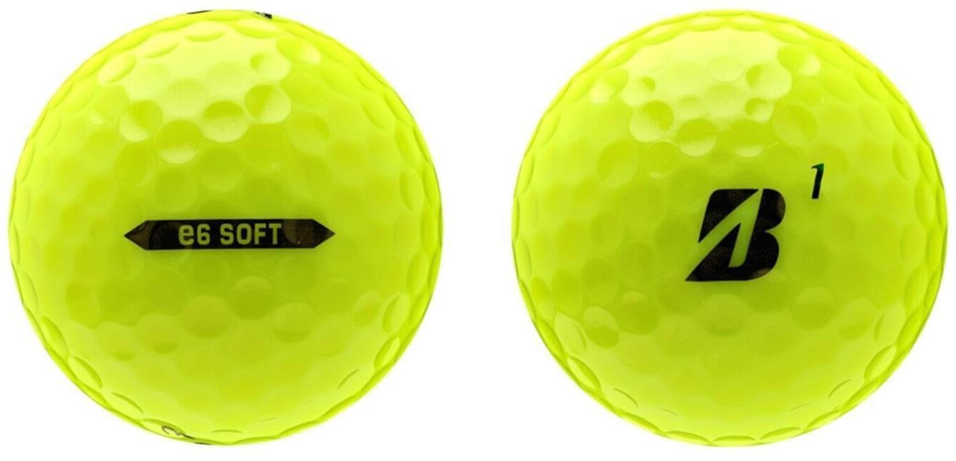 Bridgestone e6 Soft Golfbälle, gelb