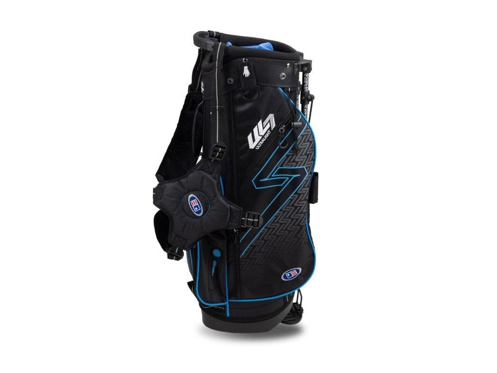 U.S. Kids Golf UL7-48 (122cm) W20 Junior Standbag 24.5", schwarz