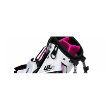 U.S. Kids Golf UL7-48 (122cm) W20 Junior Standbag 24.5", weiss/rosa