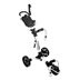 TriLite T-Flash golftrolley, weiss/schwarz, Carbon-Dekor